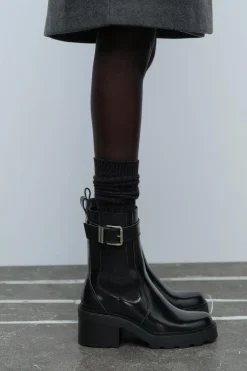 Best BOTÍN TACÓN HEBILLA Mujer Zapatos