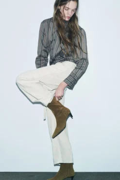 Sale BOTÍN TACÓN KITTEN SERRAJE Mujer Zapatos