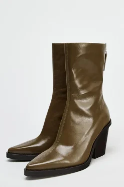 Outlet BOTÍN TACÓN PIEL Mujer Zapatos