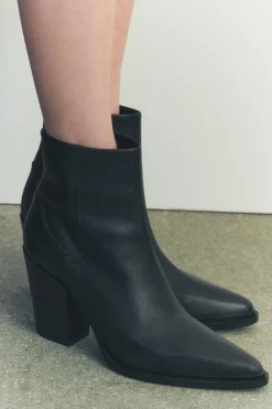 Clearance BOTÍN TACÓN PIEL Mujer Zapatos