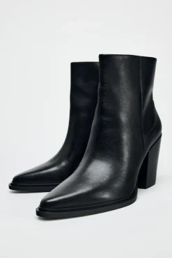 Clearance BOTÍN TACÓN PIEL Mujer Zapatos