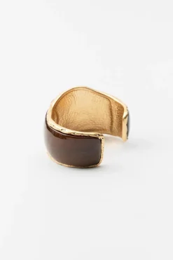 Outlet BRAZALETE METÁLICO PIEZAS CONTRASTE Mujer Accesorios / Bisuteria