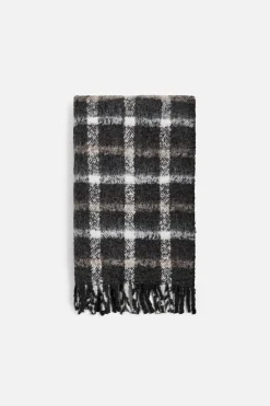 Sale BUFANDA CUADROS TEXTURA CEPILLADO Hombre Accesorios