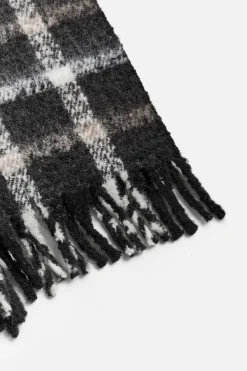 Sale BUFANDA CUADROS TEXTURA CEPILLADO Hombre Accesorios