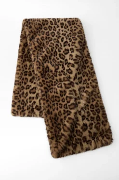 Sale BUFANDA EFECTO PELO ESTAMPADO ANIMAL Mujer Accesorios / Bisuteria