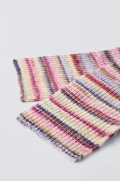 Niños ZARA 1½ - 6 Años·Accesorios|Accesorios / Zapatos / 0 - 14 Años<BUFANDA PUNTO CON LANA RAYAS