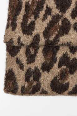 Online BUFANDA PUNTO ESTAMPADO ANIMAL Mujer Accesorios / Bisuteria