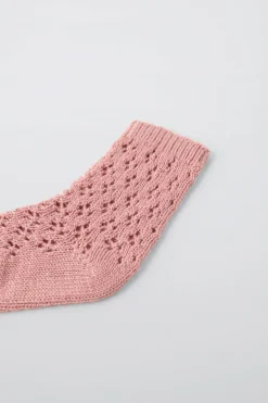 Niños ZARA 0 - 6 Meses·Punto|0 - 6 Meses·Ropa Interior / Pijamas<CALCETÍN CON LANA