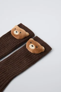 Niños ZARA 1½ - 6 Años·Ropa Interior / Calcetines|1½ - 6 Años·Ropa Interior / Calcetines<CALCETÍN LARGO OSO