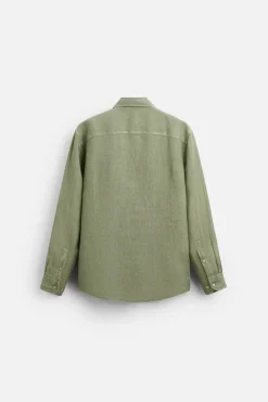 New CAMISA 100 % LINO Hombre Camisas