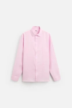 Hot CAMISA 100% LINO Hombre Camisas