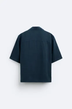 Sale CAMISA 100% LINO Hombre Camisas