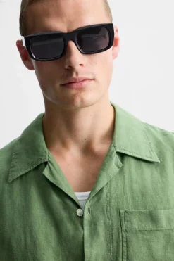 Clearance CAMISA 100% LINO Hombre Camisas