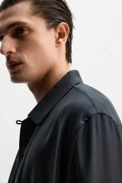 New CAMISA 100% SEDA Hombre Camisas