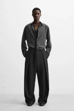 Sale CAMISA 100% SEDA Hombre Camisas