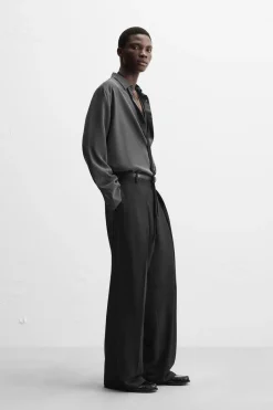 Sale CAMISA 100% SEDA Hombre Camisas