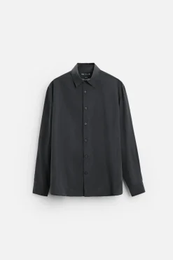 Sale CAMISA 100% SEDA Hombre Camisas