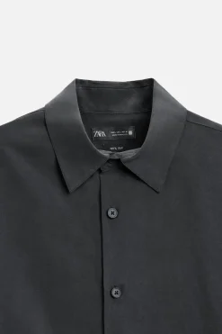 Sale CAMISA 100% SEDA Hombre Camisas