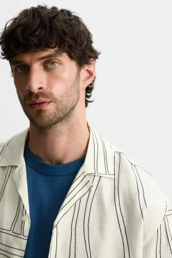 Hot CAMISA ALGODÓN - LINO Hombre Camisas