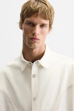 Hot CAMISA ALGODÓN - LYOCELL PESPUNTES Hombre Camisas