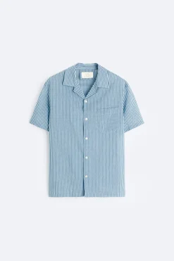 Best CAMISA ALGODÓN - SEDA RAYAS Hombre Camisas