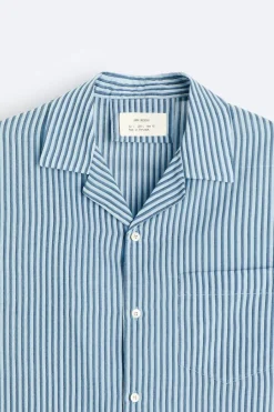 Best CAMISA ALGODÓN - SEDA RAYAS Hombre Camisas