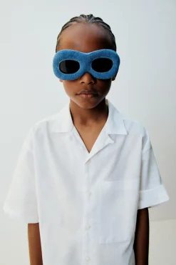 Niños ZARA 6 - 14 Años·Camisas / Sobrecamisas<CAMISA ALGODÓN CON LINO