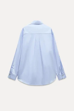 Fashion CAMISA ALGODÓN OVERSIZE Mujer Camisas / Blusas