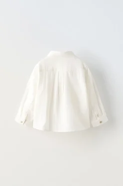 Niños ZARA 1½ - 6 Años·Camisas / Sobrecamisas|1½ - 6 Años·Trajes<CAMISA BOLSILLO