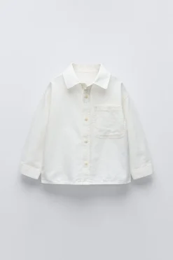 Niños ZARA 1½ - 6 Años·Camisas / Sobrecamisas<CAMISA BOLSILLO