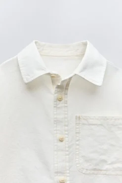 Niños ZARA 1½ - 6 Años·Camisas / Sobrecamisas<CAMISA BOLSILLO