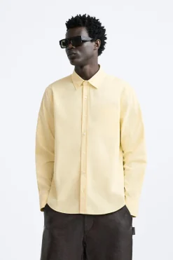 Fashion CAMISA BOLSILLO POPELÍN Hombre Camisas