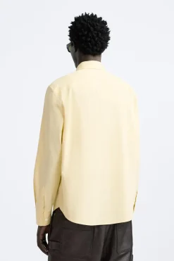 Fashion CAMISA BOLSILLO POPELÍN Hombre Camisas