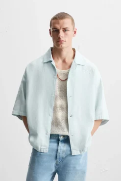 Online CAMISA BORDADO FLORAL Hombre Camisas