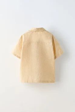 Niños ZARA 6 - 14 Años·Camisas / Sobrecamisas<CAMISA BORDADOS