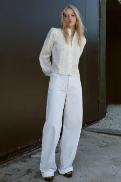 Best CAMISA BORDADOS Mujer Camisas / Blusas