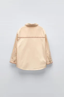 Niños ZARA 1½ - 6 Años·Camisas / Sobrecamisas<CAMISA BORDADOS