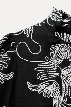 Sale CAMISA BORDADOS CONTRASTE ZW COLLECTION Mujer Camisas / Blusas