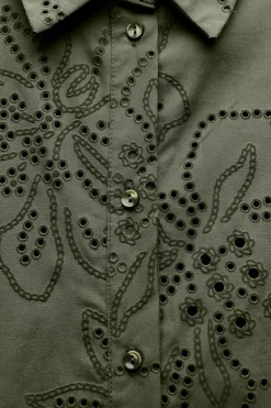 Hot CAMISA BORDADOS ENGOMADOS Mujer Camisas / Blusas