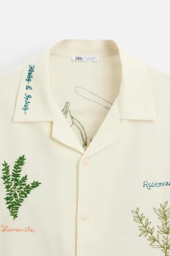 New CAMISA BORDADOS ESPECIAS Hombre Camisas