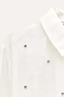 Sale CAMISA BORDADOS JOYA ZW COLLECTION Mujer Camisas / Blusas