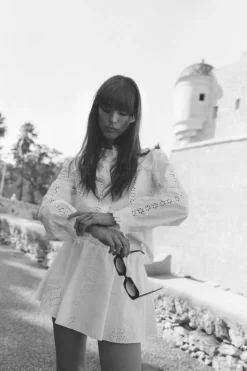 Discount CAMISA BORDADOS PERFORADOS Mujer Camisas / Blusas