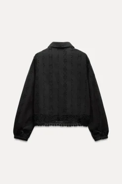 New CAMISA BORDADOS PERFORADOS Mujer Camisas / Blusas