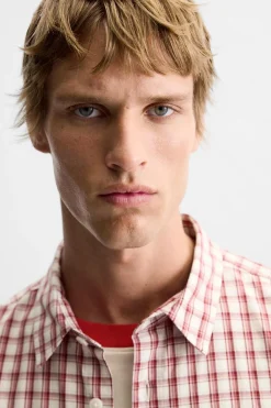 Fashion CAMISA BOXY FIT CUADROS Hombre Camisas