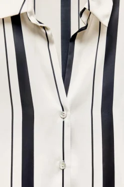 Fashion CAMISA BÁSICA SATINADA Mujer Camisas / Blusas