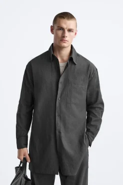 Fashion CAMISA CÁÑAMO - ALGODÓN Hombre Camisas