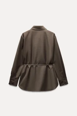 Clearance CAMISA CINTURÓN ZW COLLECTION Mujer Camisas / Blusas