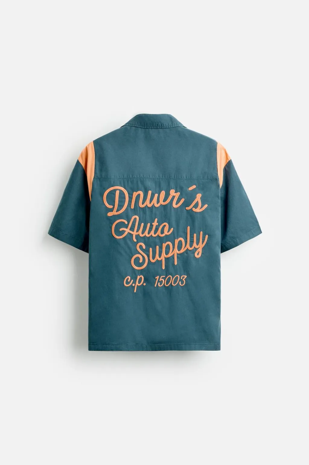 New CAMISA COLOR BLOCK PARCHE Hombre Camisas