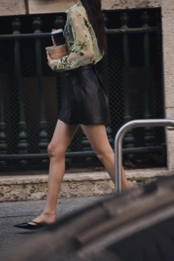 Online CAMISA COMBINADA DEVORÉ Mujer Camisas / Blusas