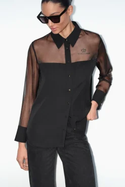 Outlet CAMISA COMBINADA ORGANZA Mujer Camisas / Blusas